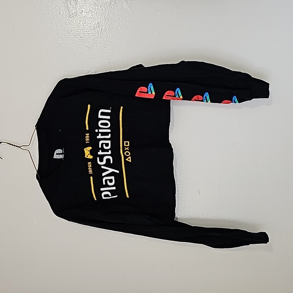 PlayStation Crop Top Long Sleeves